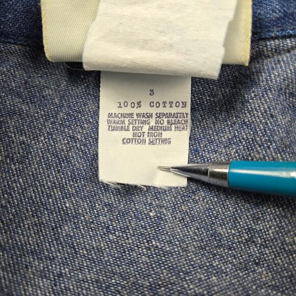 Vintage Cherokee Women's Jeans Pleated Tapered Front Yoke Dark Wash size 12 READ - Picture 12 of 15